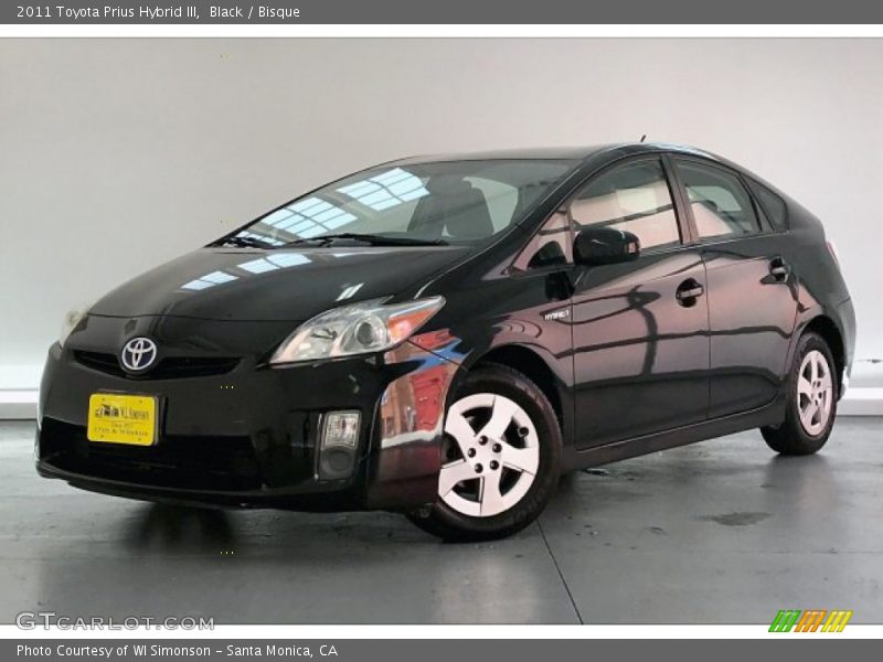 Black / Bisque 2011 Toyota Prius Hybrid III