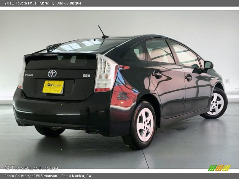 Black / Bisque 2011 Toyota Prius Hybrid III