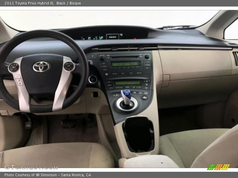 Black / Bisque 2011 Toyota Prius Hybrid III