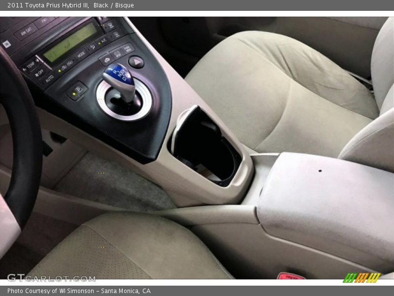 Black / Bisque 2011 Toyota Prius Hybrid III