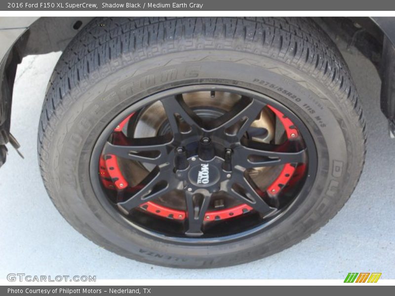 Shadow Black / Medium Earth Gray 2016 Ford F150 XL SuperCrew