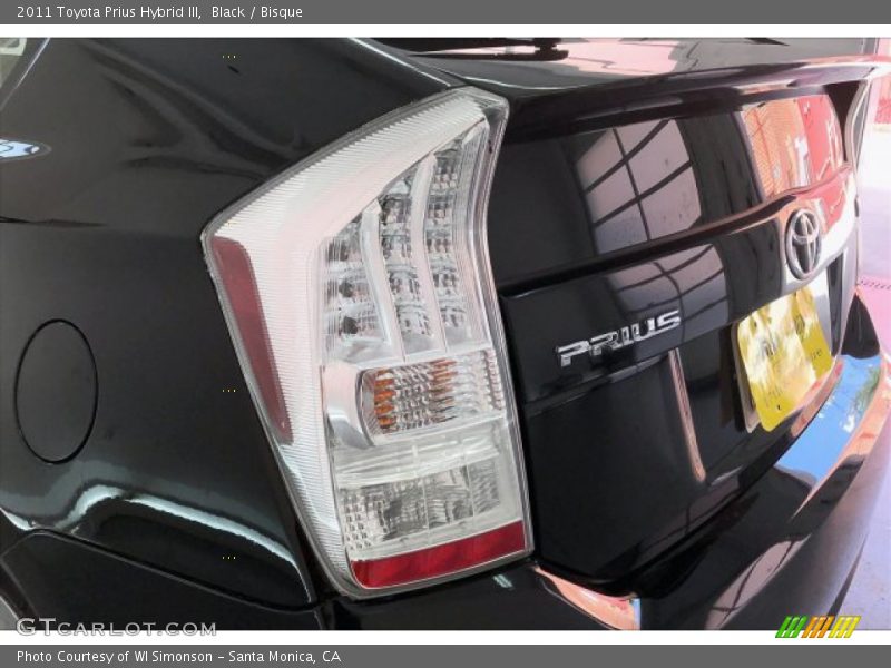 Black / Bisque 2011 Toyota Prius Hybrid III