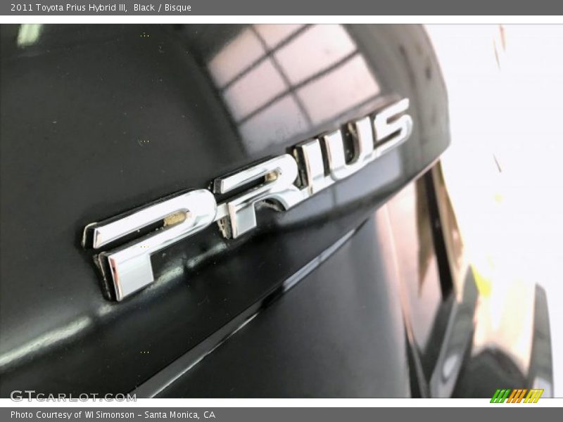 Black / Bisque 2011 Toyota Prius Hybrid III