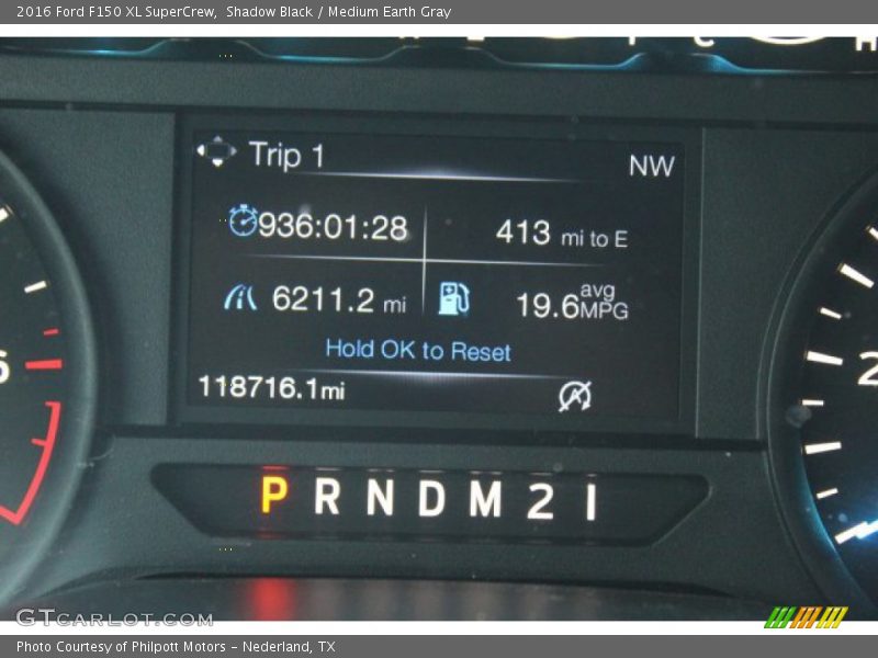 Shadow Black / Medium Earth Gray 2016 Ford F150 XL SuperCrew