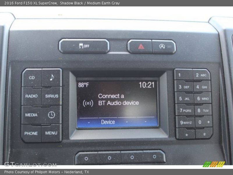 Shadow Black / Medium Earth Gray 2016 Ford F150 XL SuperCrew