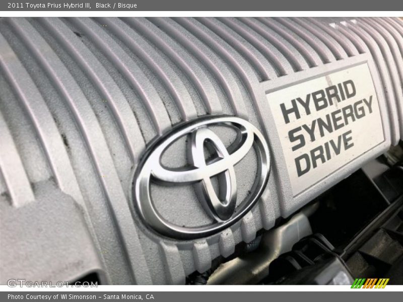 Black / Bisque 2011 Toyota Prius Hybrid III