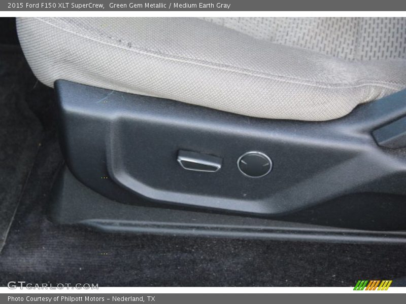 Green Gem Metallic / Medium Earth Gray 2015 Ford F150 XLT SuperCrew