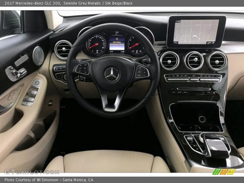 Selenite Grey Metallic / Silk Beige/Black 2017 Mercedes-Benz GLC 300