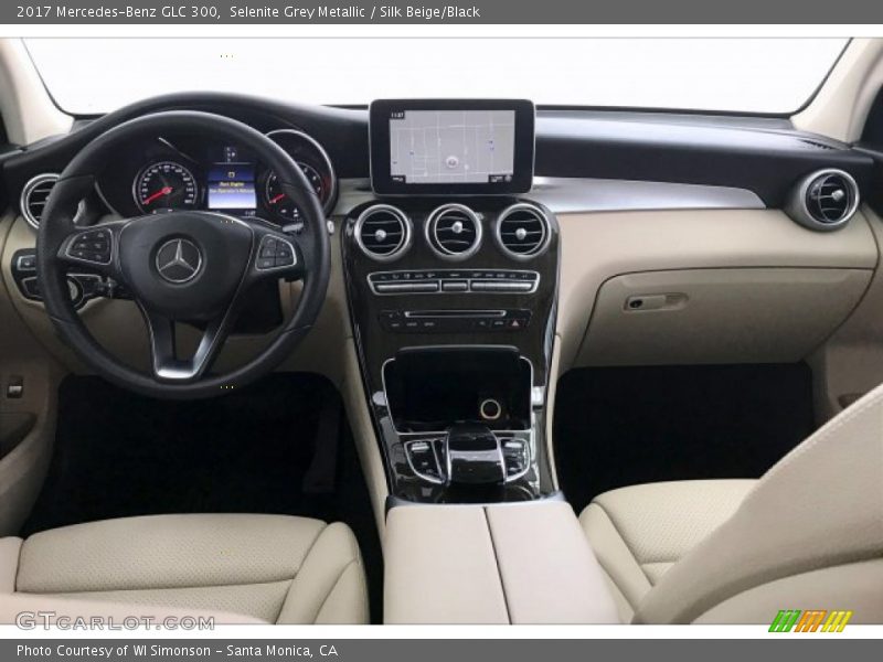 Selenite Grey Metallic / Silk Beige/Black 2017 Mercedes-Benz GLC 300