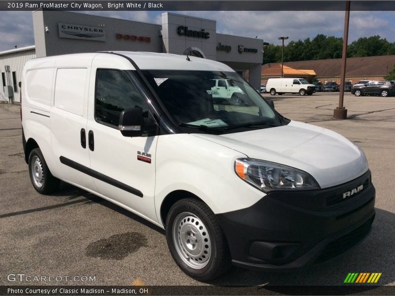 Bright White / Black 2019 Ram ProMaster City Wagon