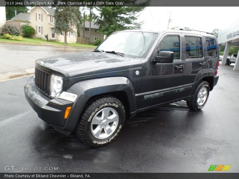 Dark Charcoal Pearl / Dark Slate Gray 2010 Jeep Liberty Sport 4x4
