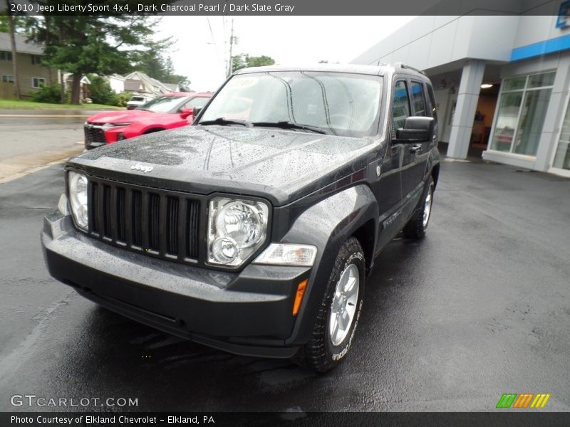 Dark Charcoal Pearl / Dark Slate Gray 2010 Jeep Liberty Sport 4x4