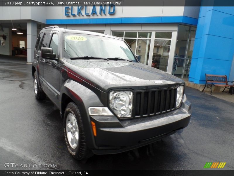 Dark Charcoal Pearl / Dark Slate Gray 2010 Jeep Liberty Sport 4x4
