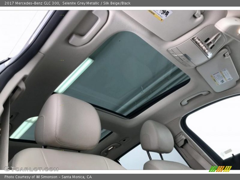 Selenite Grey Metallic / Silk Beige/Black 2017 Mercedes-Benz GLC 300