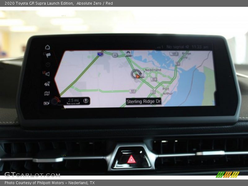 Navigation of 2020 GR Supra Launch Edition