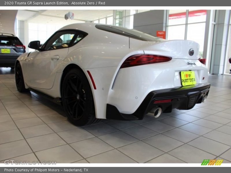 Absolute Zero / Red 2020 Toyota GR Supra Launch Edition
