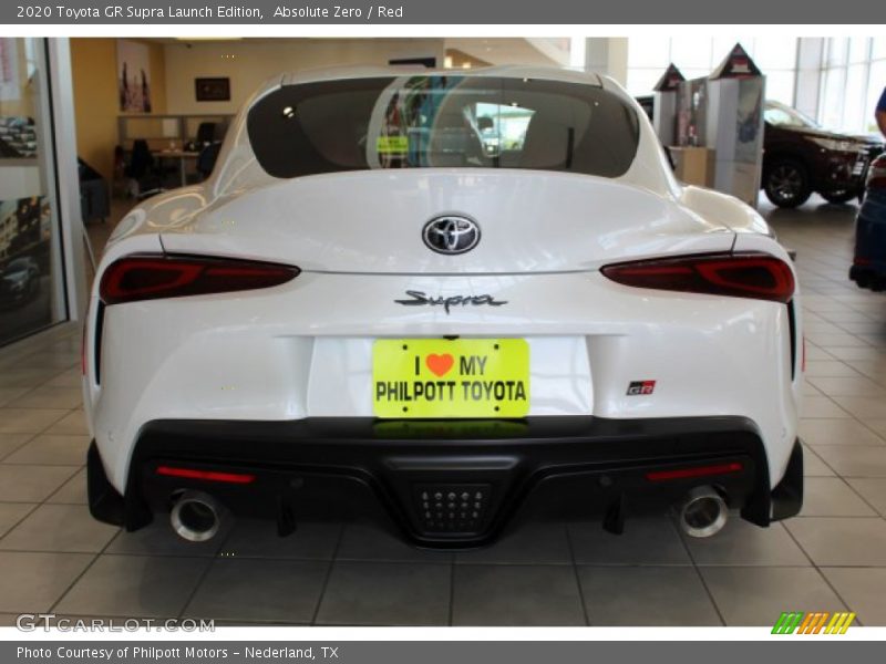 Absolute Zero / Red 2020 Toyota GR Supra Launch Edition