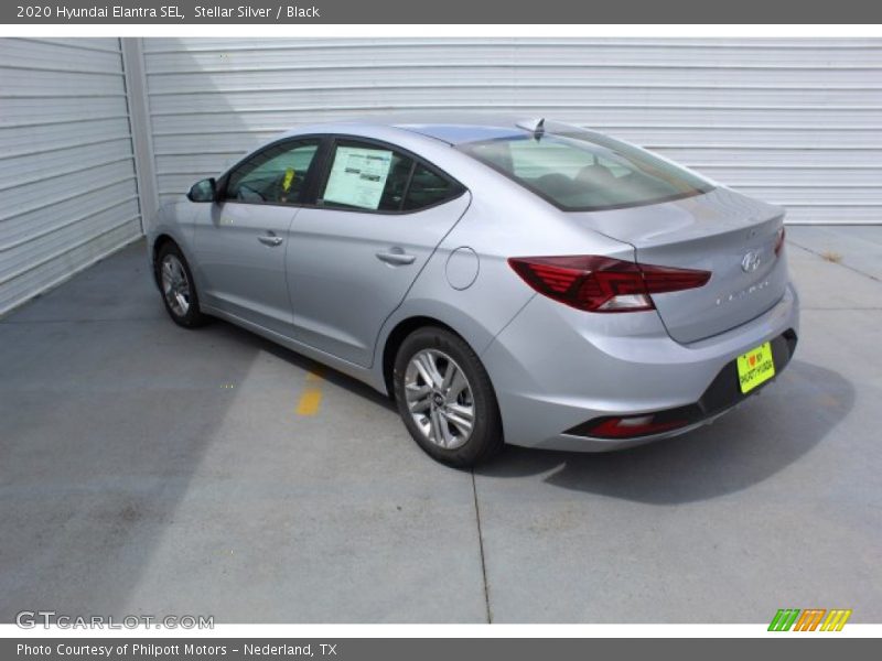 Stellar Silver / Black 2020 Hyundai Elantra SEL