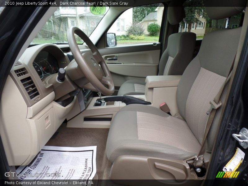 Dark Charcoal Pearl / Dark Slate Gray 2010 Jeep Liberty Sport 4x4