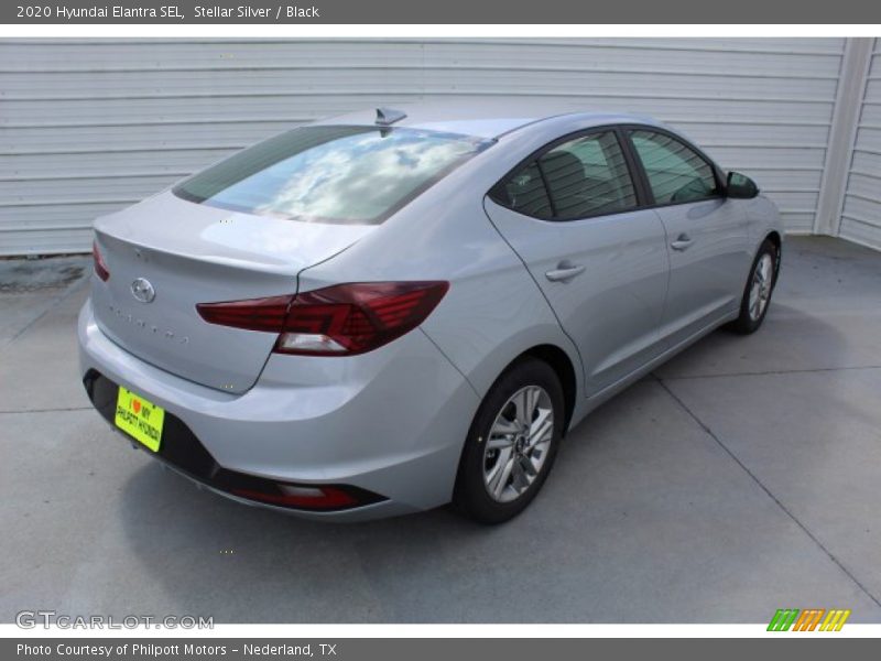 Stellar Silver / Black 2020 Hyundai Elantra SEL