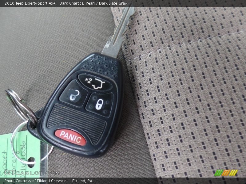 Dark Charcoal Pearl / Dark Slate Gray 2010 Jeep Liberty Sport 4x4
