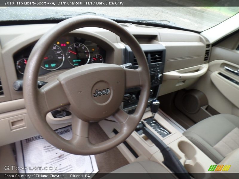 Dark Charcoal Pearl / Dark Slate Gray 2010 Jeep Liberty Sport 4x4