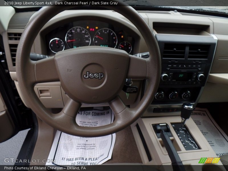 Dark Charcoal Pearl / Dark Slate Gray 2010 Jeep Liberty Sport 4x4