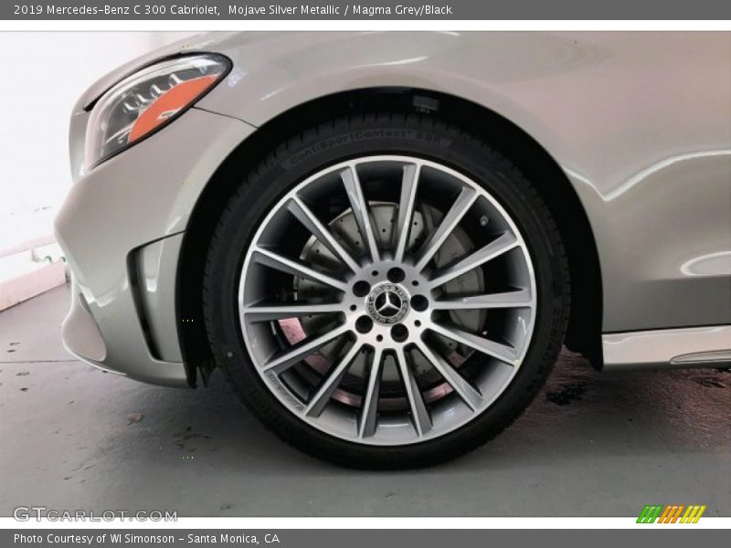 Mojave Silver Metallic / Magma Grey/Black 2019 Mercedes-Benz C 300 Cabriolet