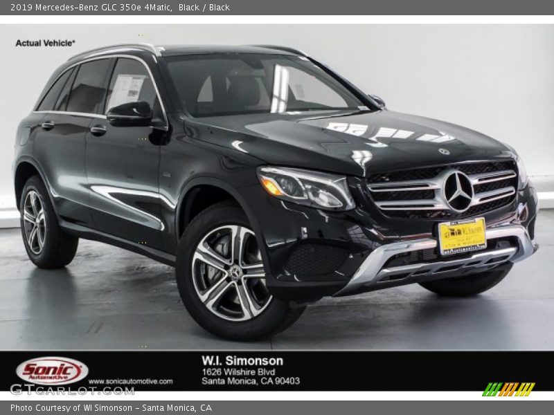 Black / Black 2019 Mercedes-Benz GLC 350e 4Matic