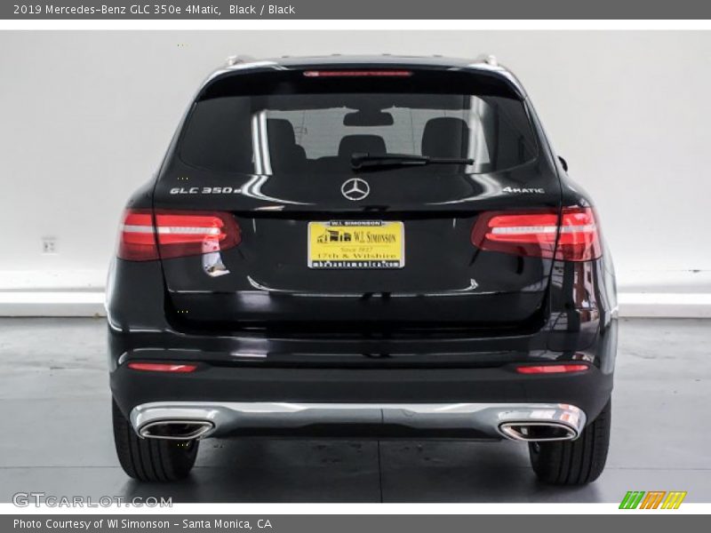 Black / Black 2019 Mercedes-Benz GLC 350e 4Matic