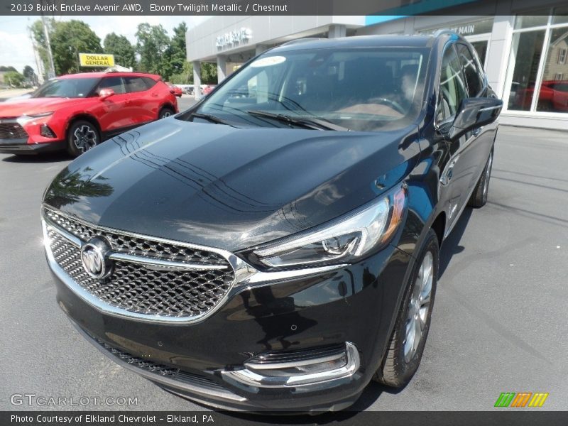 Ebony Twilight Metallic / Chestnut 2019 Buick Enclave Avenir AWD