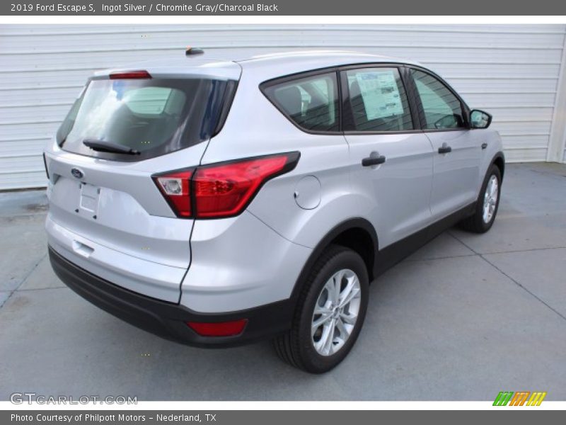 Ingot Silver / Chromite Gray/Charcoal Black 2019 Ford Escape S