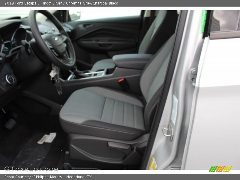 Ingot Silver / Chromite Gray/Charcoal Black 2019 Ford Escape S