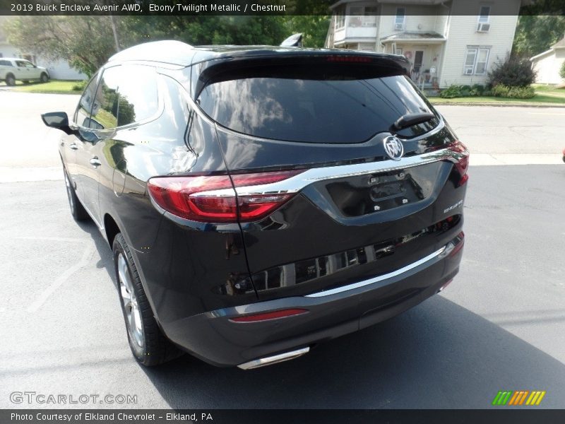 Ebony Twilight Metallic / Chestnut 2019 Buick Enclave Avenir AWD