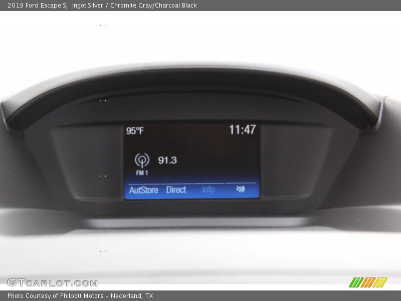 Ingot Silver / Chromite Gray/Charcoal Black 2019 Ford Escape S