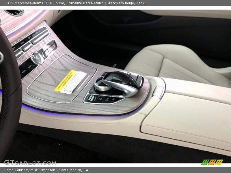 Rubellite Red Metallic / Macchiato Beige/Black 2019 Mercedes-Benz E 450 Coupe