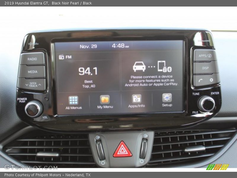 Black Noir Pearl / Black 2019 Hyundai Elantra GT