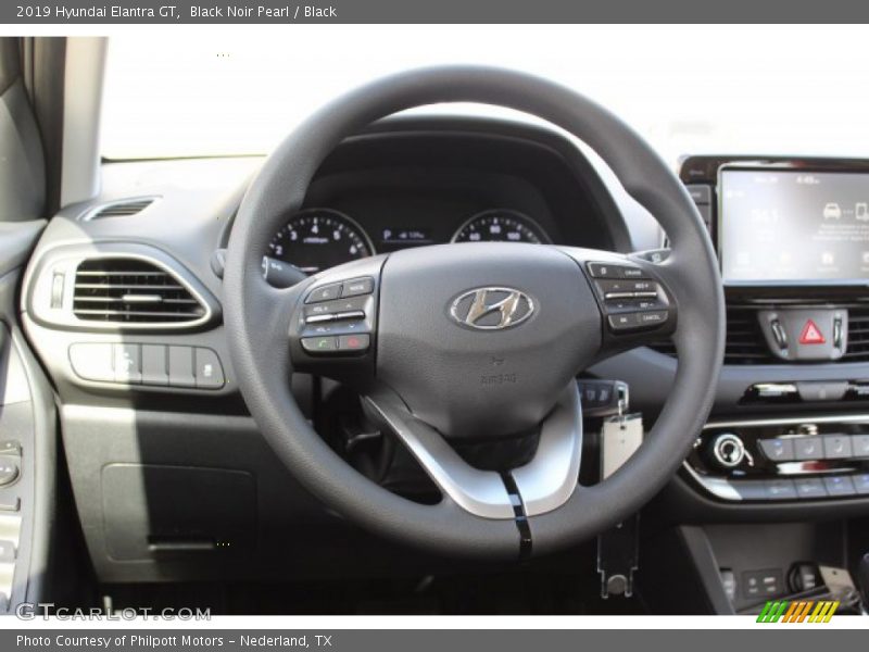 Black Noir Pearl / Black 2019 Hyundai Elantra GT