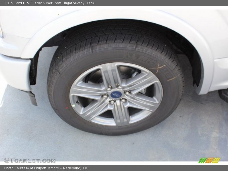 Ingot Silver / Black 2019 Ford F150 Lariat SuperCrew