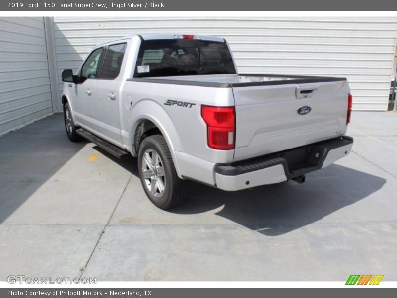 Ingot Silver / Black 2019 Ford F150 Lariat SuperCrew