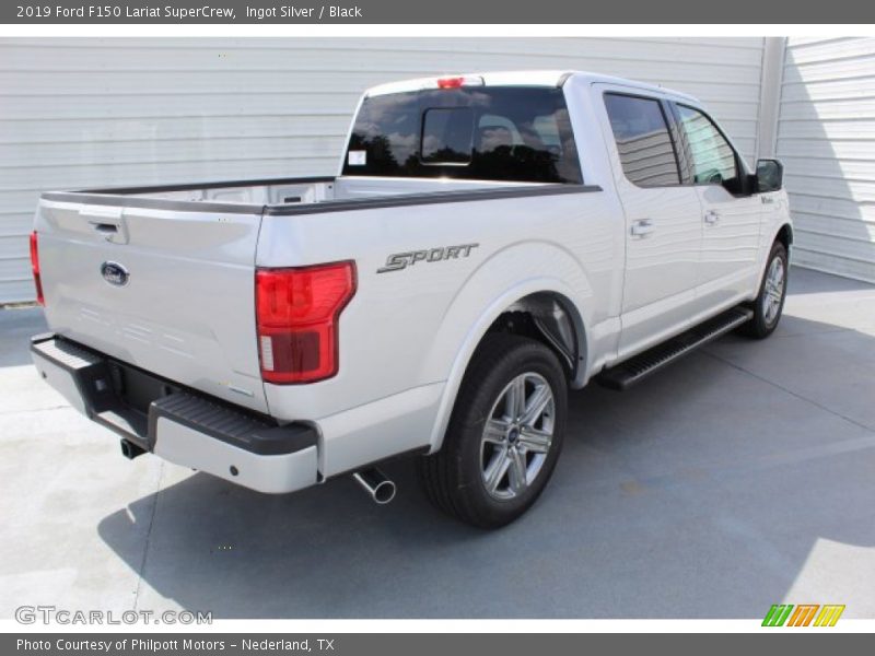 Ingot Silver / Black 2019 Ford F150 Lariat SuperCrew