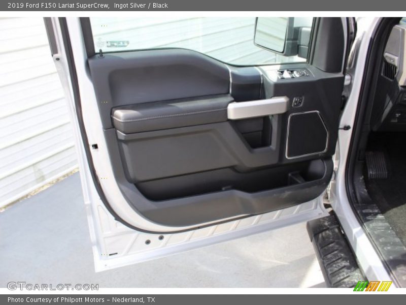 Ingot Silver / Black 2019 Ford F150 Lariat SuperCrew