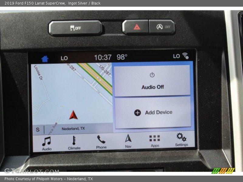 Navigation of 2019 F150 Lariat SuperCrew