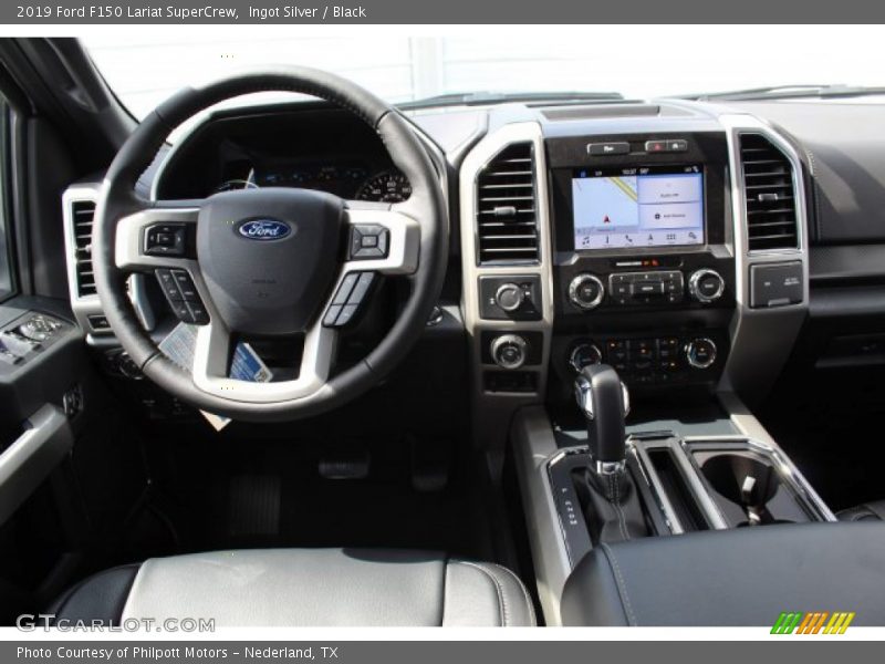 Ingot Silver / Black 2019 Ford F150 Lariat SuperCrew