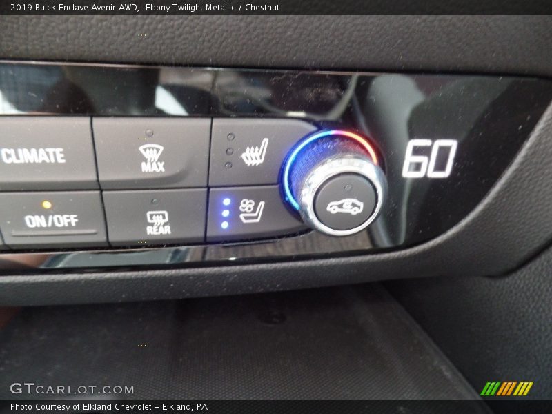 Controls of 2019 Enclave Avenir AWD