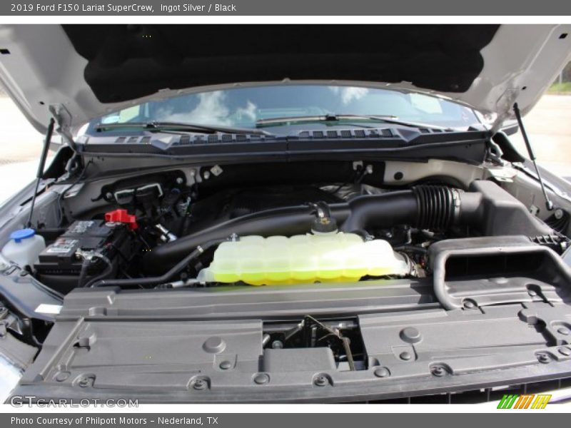 Ingot Silver / Black 2019 Ford F150 Lariat SuperCrew