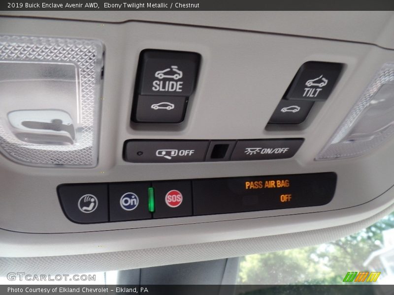 Controls of 2019 Enclave Avenir AWD