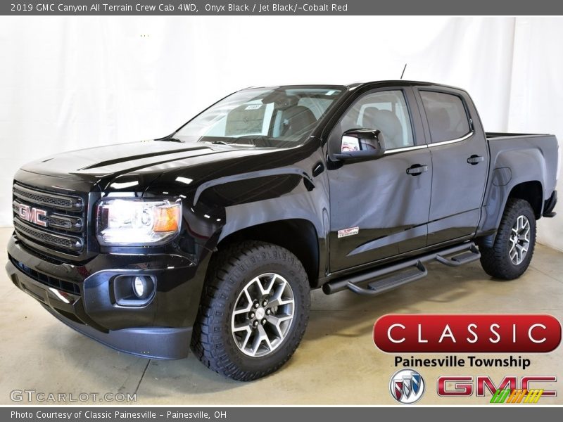 Onyx Black / Jet Black/­Cobalt Red 2019 GMC Canyon All Terrain Crew Cab 4WD