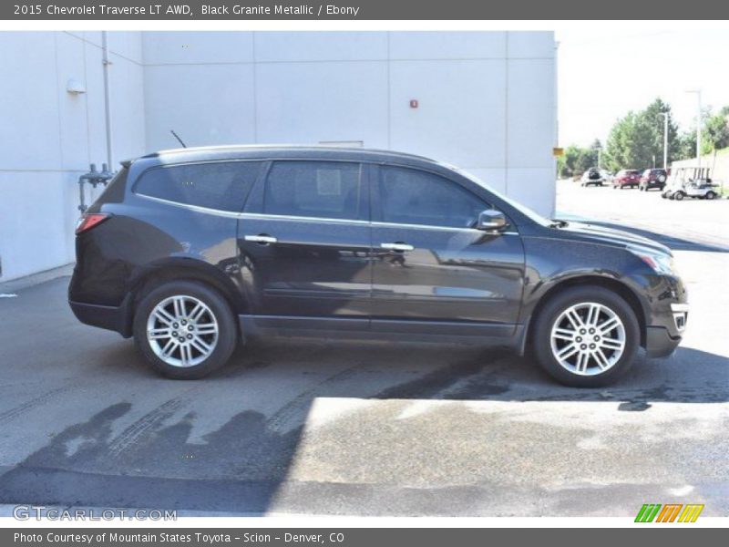 Black Granite Metallic / Ebony 2015 Chevrolet Traverse LT AWD