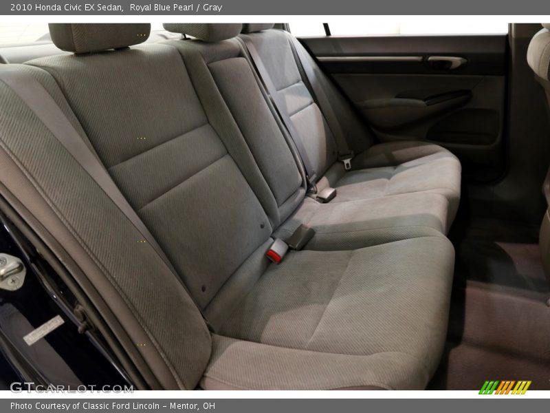 Royal Blue Pearl / Gray 2010 Honda Civic EX Sedan